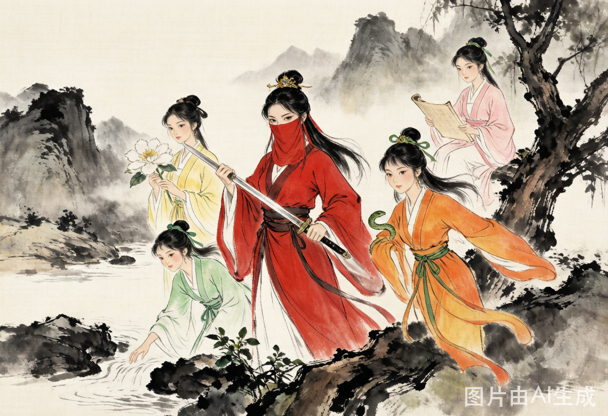 散落江湖的女儿们